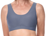 Mastectomy Bra 'Linda Wire Free Soft Bra' Indigo Blue