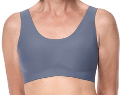 Mastectomy Bra 'Linda Wire Free Soft Bra' Indigo Blue