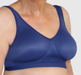 Mastectomy Bra '525 Massage' Denim Blue
