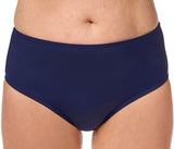 Swim Bottom 'Thassos Mid-Height' Bottoms in Navy