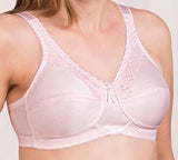 Mastectomy Bra 'Barbara Lace Accent Soft Cup' Powder Pink
