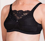 Mastectomy Bra 'Jessica Lace Camisole' Black