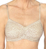 *SALE* Mastectomy Bra 'Bliss Moulded (Foam) Wire Free Cup' Off-White/Sand