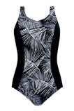 *FINAL SALE* size 26- Mastectomy Swimsuit 'Florida One Piece' Black/White