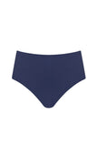 *SALE* Swim Bottom 'Ice Flowers High Waist' Night Blue