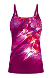 *FNAL SALE* -size 8- Mastectomy Swimsuit 'La Paz Tankini Set ' Dark Berry