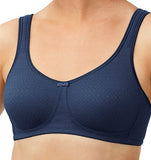*FINAL SALE* 42A - Mastectomy Bra 'Mira Wire Free Soft Cup' Dark Blue