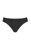 *FINAL SALE*Swim Bottom 'Romantic Downtown Reversible Bottom' Black/White Dots