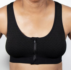 Mastectomy Bra  '132 Active Sports Racerback' Black