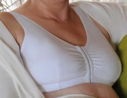  Telusu Elderly Women's Cotton Mastectomy Bras No Underwire  Front Closure Breast Prosthesis Pocket Sports Bra Underwear (Color : Beige,  Size : 80/36ABC) : Clothing, Shoes & Jewelry