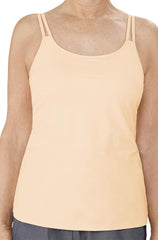 *SALE* Mastectomy Top 'Valletta Tank' Peach