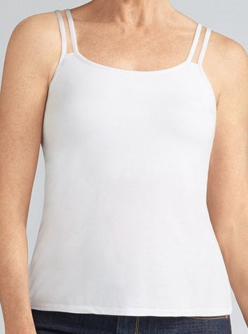 Mastectomy Top 'Valletta Tank' White –