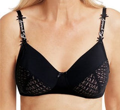 *SALE* Mastectomy Bra 'Be Yourself Wire Free Soft Cup' Black