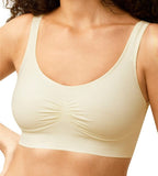 Mastectomy Bra 'Becky Seamless Pullover' Off-White
