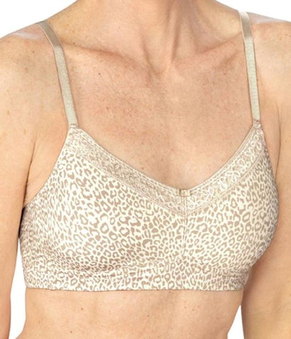 SALE* Mastectomy Bra 'Bliss Wire Free Soft Cup' Off-White/Sand