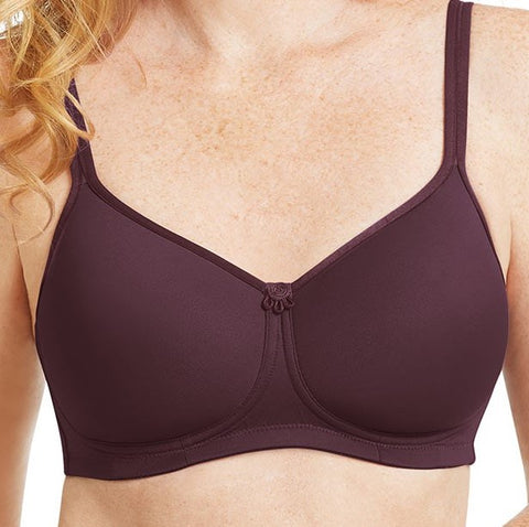 SALE* Mastectomy Bra 'Mara Wire Free Moulded Cup' Sweet Chocolate