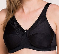 Mastectomy Bra 'Barbara Lace Accent Soft Cup' Black –