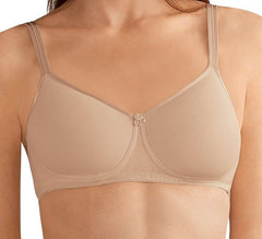Mastectomy Bra 'Mara Wire Free Moulded Cup' Light Sand