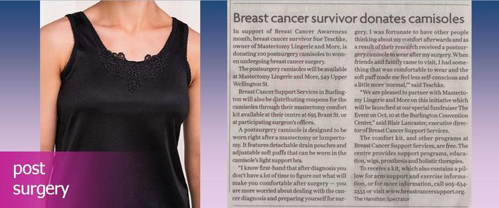 Mastectomy Lingerie & More - Canada's Online Mastectomy Shop - Hamilton, ON